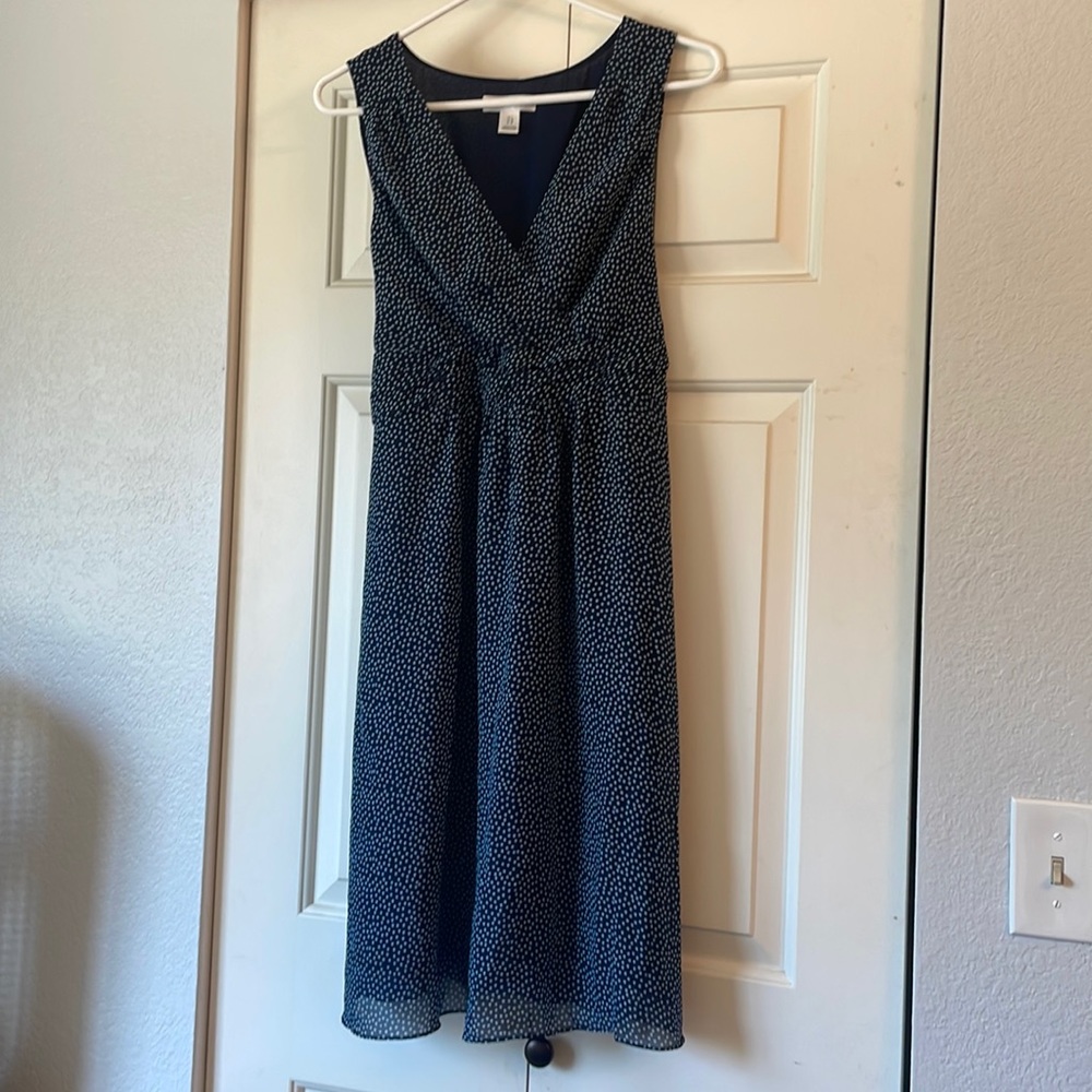 Motherhood Maternity Navy Blue Sleeveless Dress. Womens Size L.